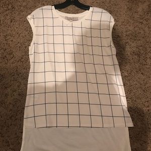 Loft cap sleeve top